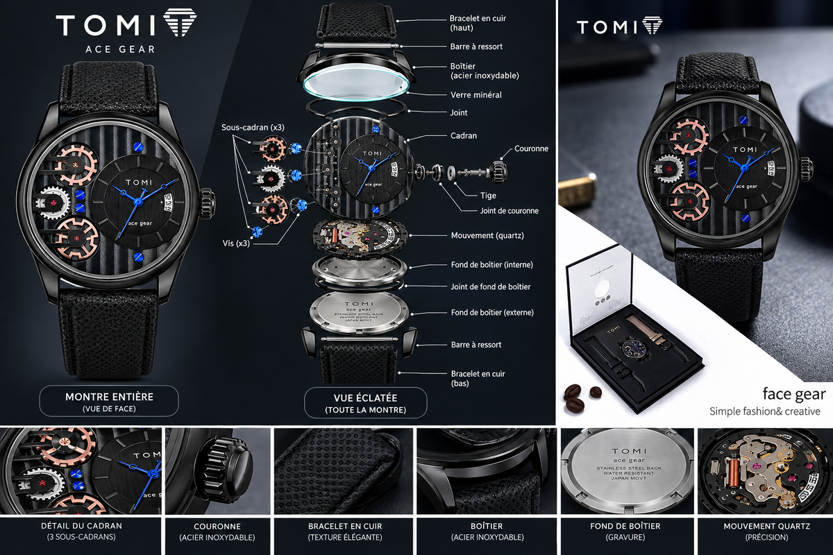 TOMI Dynasty ™ - La montre élégante des hommes d'influence