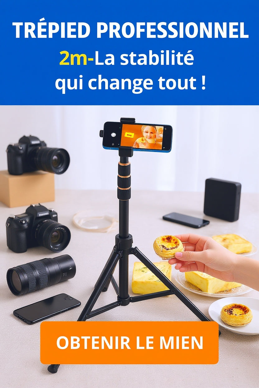 Trépied Professionnel de 2 mètre