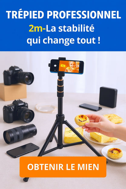 Trépied Professionnel de 2 mètre