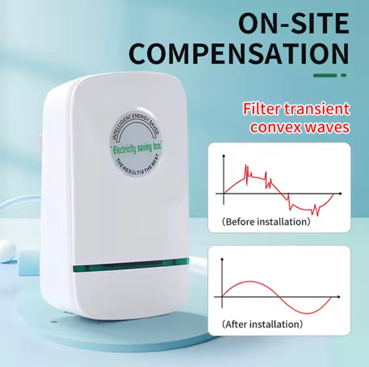 Économiseur d'énergie courant électrique domestique 250V garantie