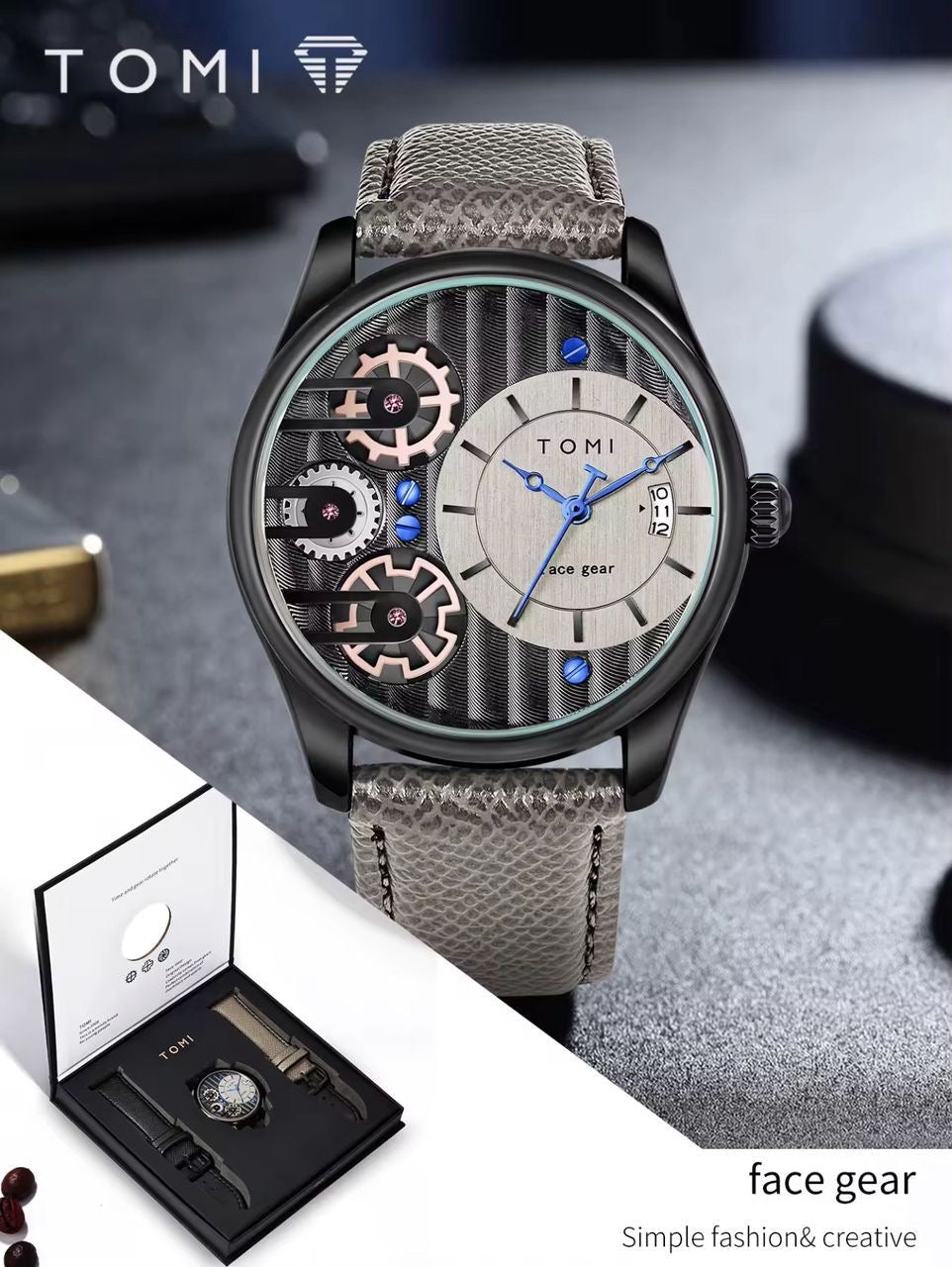 La Montre Tomi Mécanique — Élégance Précision Pouvoir