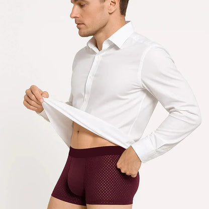 COFFRET PREMIUM DE 4 BOXERS RESPIRANTS POUR HOMME ( stock limité ) - MOOTECH