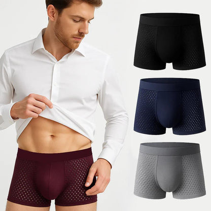 COFFRET PREMIUM DE 4 BOXERS RESPIRANTS POUR HOMME ( stock limité ) - MOOTECH