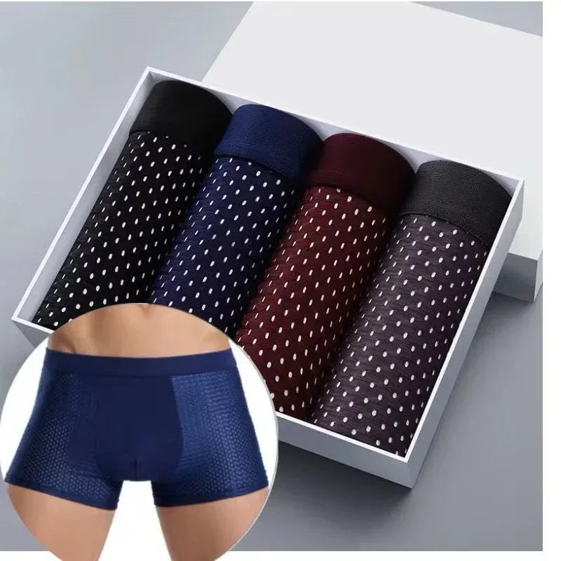 COFFRET PREMIUM DE 4 BOXERS RESPIRANTS POUR HOMME ( stock limité ) - MOOTECH