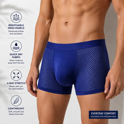 Pack Boxers Respirants et Anti odeur 4 achetés, le 5ème OFFERT CADEAU