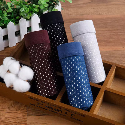 COFFRET PREMIUM DE 4 BOXERS RESPIRANTS POUR HOMME