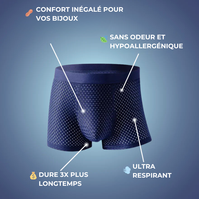 Pack de 5 Boxers Maillés Anti-Transpiration – Fraîcheur & Confort Absolu [𝐎𝐟𝐟𝐫𝐞 𝐋𝐢𝐦𝐢𝐭é𝐞]